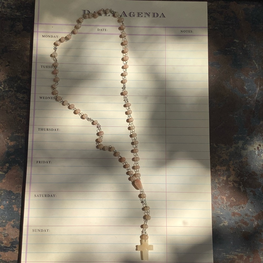 Mexican Stone Rosaries - Set of Two - Picture 2 of 2